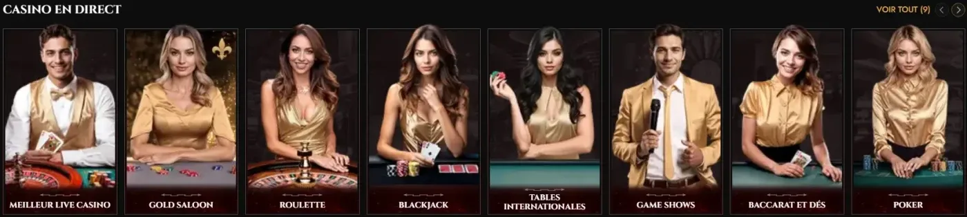 Legiano live casino